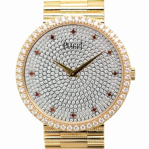 Piaget TRADITION G0A37048 Manual Wind 18kt Rose Gold & Diamonds Silver