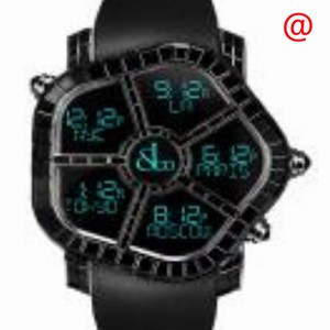 Jacob & Co GHOST GH800.30.BK.BK.AHA4D Quartz 18kt White Gold Black