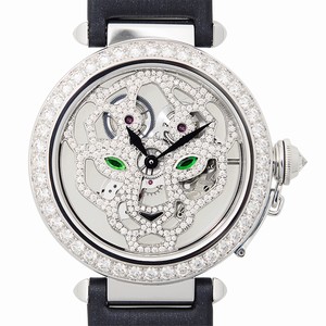 Cartier PASHA DE CARTIER HPI00365 Manual Wind 18kt White Gold & Diamond Transparent