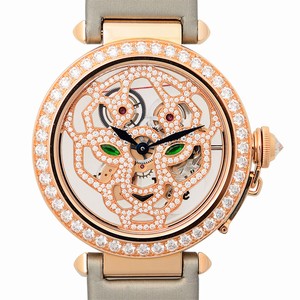 Cartier PASHA DE CARTIER HPI00508 Manual Wind 18kt Rose Gold & Diamonds Transparent Skull