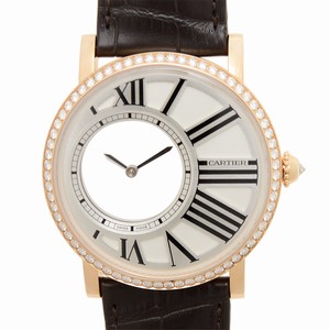 Cartier ROTONDE DE CARTIER HPI00635 Manual Wind 18kt Rose Gold & Diamonds Silver