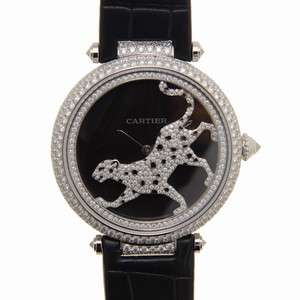 Cartier PROMENADE DUNE PANTHERE HPI00692 Automatic 18kt White Gold & Diamond Black