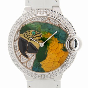 Cartier BALLON BLEU HPI00769 Automatic 18kt White Gold & Diamond Silver