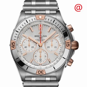 Breitling CHRONOMAT B01 IB0134101G1A1 Automatic 18kt Rose Gold & Steel Silver