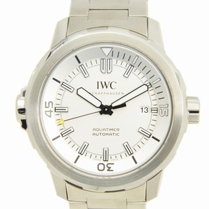 IWC AQUATIMER IW329004 Automatic Stainless Steel Silver & White