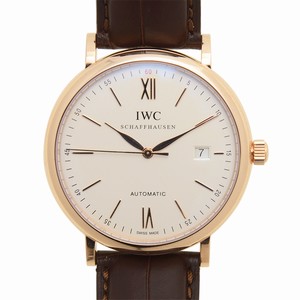 IWC PORTOFINO IW356504 Automatic 18kt Rose Gold Silver
