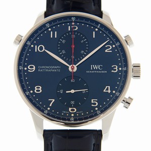 IWC PORTUGUESE IW371217 Manual Wind Stainless Steel Blue 