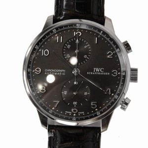 IWC PORTUGUESE IW371413 Manual Wind 18kt White Gold Black