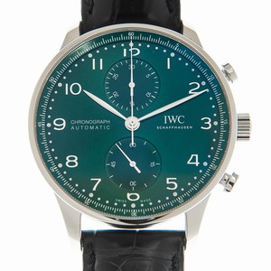 IWC PORTUGUESE IW371615  Automatic Stainless Steel Green
