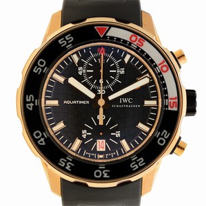 IWC AQUATIMER IW376905 Automatic 18kt Rose Gold Black