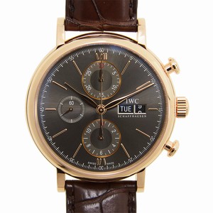 IWC PORTOFINO IW391021 Automatic 18kt Rose Gold Dark grey 