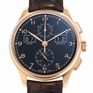 IWC PORTUGUESE IW397202 Automatic 18kt Rose Gold Black