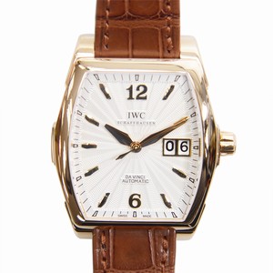 IWC DA VINCI IW452311 Automatic 18kt Rose Gold Silver