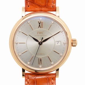 IWC PORTOFINO IW458105 Automatic 18kt Rose Gold Silver