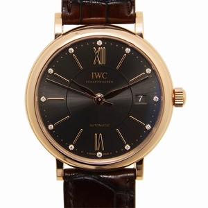 IWC PORTOFINO IW458106 Automatic 18kt Rose Gold Dark grey 