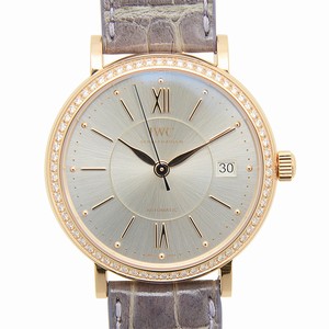 IWC PORTOFINO IW458107 Automatic 18kt Rose Gold & Diamonds Silver