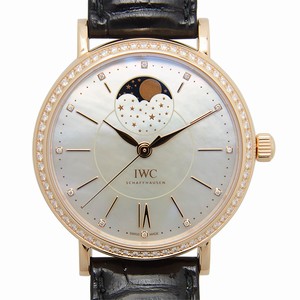 IWC PORTOFINO IW459002 Automatic 18kt Rose Gold & Diamonds White