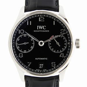 IWC PORTUGUESE IW500703 Automatic Stainless Steel Black