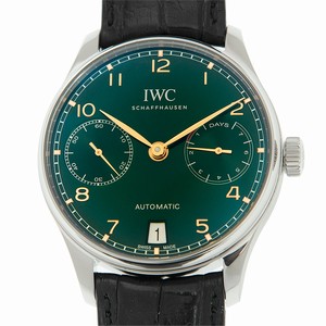 IWC PORTUGUESE IW500708 Automatic Stainless Steel Green