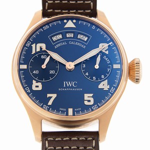 IWC PILOTS IW502701 Automatic 18kt Rose Gold Blue 
