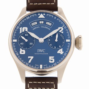 IWC PILOTS IW502703 Automatic 18kt White Gold Blue 