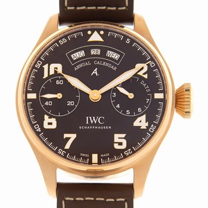IWC PILOTS IW502706  Automatic 18kt Rose Gold Brown 