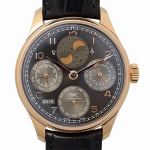 IWC PORTUGUESE IW503404 Automatic 18kt Rose Gold Dark grey 