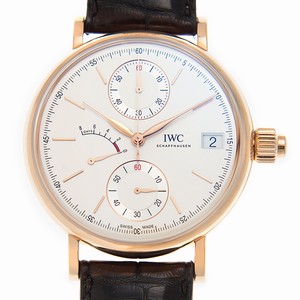IWC PORTOFINO IW515104 Manual Wind 18kt Rose Gold Silver