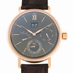 IWC PORTOFINO IW516203 Manual Wind 18kt Rose Gold Dark grey 