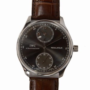 IWC PORTUGUESE IW544404 Manual Wind 18kt White Gold Dark grey 