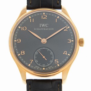 IWC PORTUGUESE IW545406 Manual Wind 18kt Rose Gold Gray