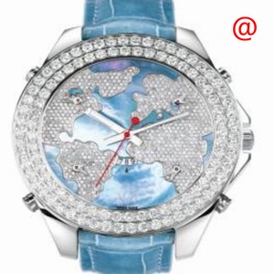 Jacob & Co  JC47JDCMB Quartz Stainless Steel & Diamonds Blue 