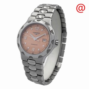 Longines CONQUEST L1.505.4.06.6 Quartz Stainless Steel Light Brown