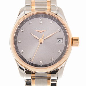 Longines MASTER L2.128.5.07.7 Automatic 18kt Rose Gold & Steel Gray