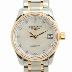 Longines MASTER L2.128.5.89.7 Automatic 18kt Rose Gold & Steel White