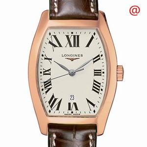 Longines EVIDENZA L2.155.8.71.4 Quartz 18kt Rose Gold Silver