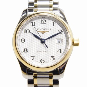 Longines MASTER L2.257.5.78.7 Automatic 18kt Gold & Steel White