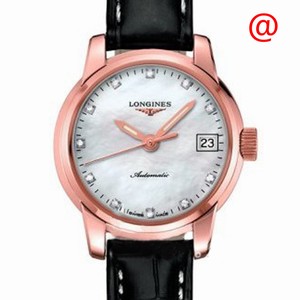Longines SAINT IMIER L2.263.8.88.3 Automatic 18kt Rose Gold Silver