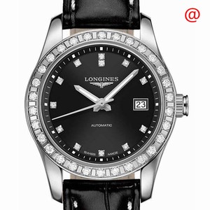 Longines CONQUEST CLASSIC L2.285.0.57.3 Automatic Stainless Steel & Diamonds Black