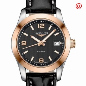 Longines CONQUEST CLASSIC L2.285.5.56.3 Automatic 18kt Rose Gold & Steel Black