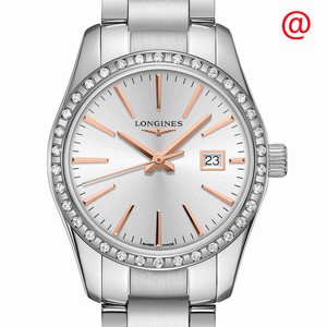 Longines CONQUEST CLASSIC L2.286.0.72.6 Quartz Stainless Steel & Diamonds Silver
