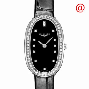 Longines SYMPHONETTE L2.305.0.57.0 Quartz Stainless Steel & Diamonds Black