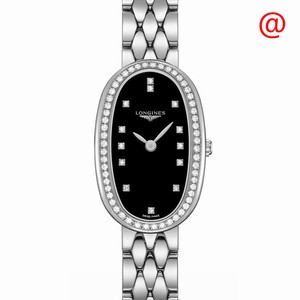 Longines SYMPHONETTE L2.305.0.57.6 Quartz Stainless Steel & Diamonds Black