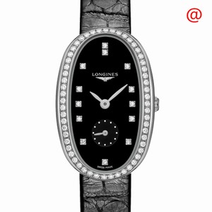 Longines SYMPHONETTE L2.307.0.57.0 Quartz Stainless Steel & Diamonds Black