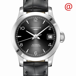 Longines RECORD L2.320.4.56.2 Automatic Stainless Steel Black