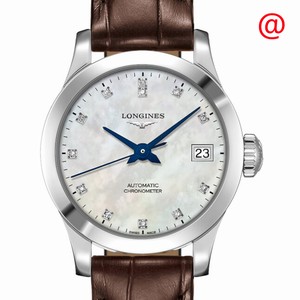 Longines RECORD L2.320.4.87.2 Automatic Stainless Steel White