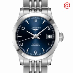 Longines RECORD L2.320.4.96.6 Automatic Stainless Steel Blue 