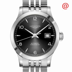 Longines RECORD L2.321.4.56.6 Automatic Stainless Steel Black