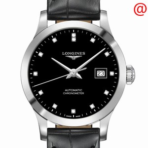 Longines RECORD L2.321.4.57.2 Automatic Stainless Steel Black