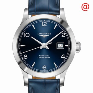 Longines RECORD L2.321.4.96.4 Automatic Stainless Steel Blue 